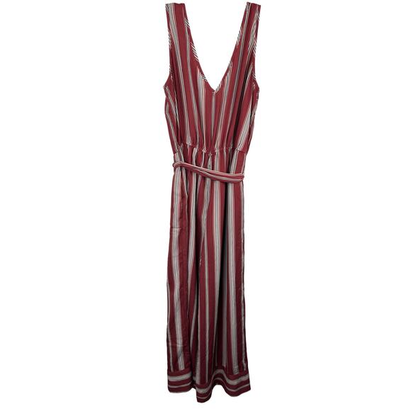Xhilaration Striped Sleeveless Wide Leg Jumpsuit Romper Small - Picture 2 of 7